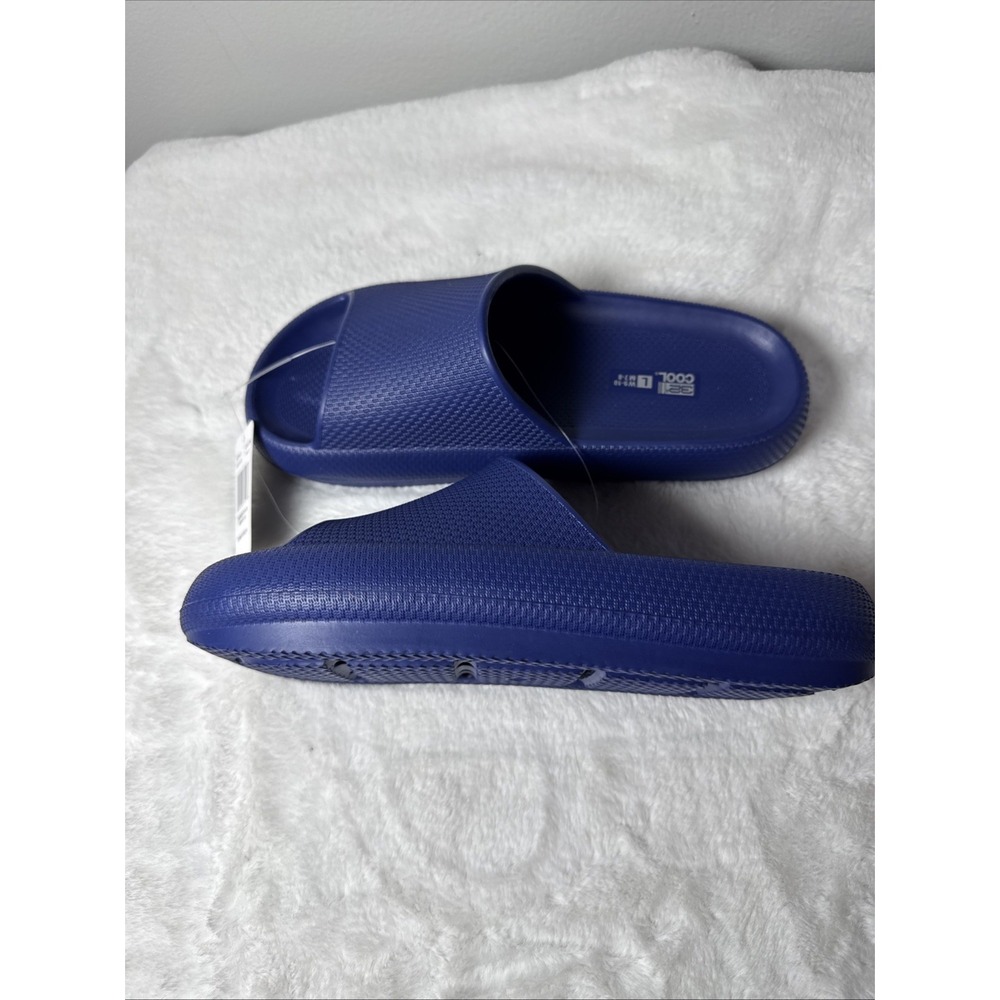 32 Degrees Cool Cushion Navy Slide Sandals Size Large W9-10 / M7-8 - Picture 7 of 11